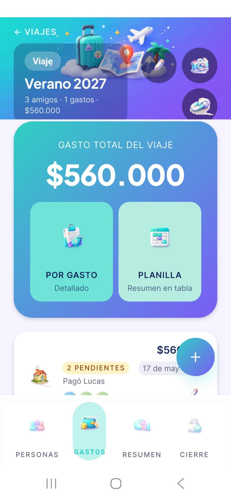Dividí app